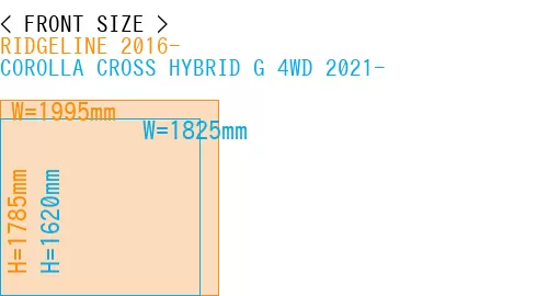 #RIDGELINE 2016- + COROLLA CROSS HYBRID G 4WD 2021-